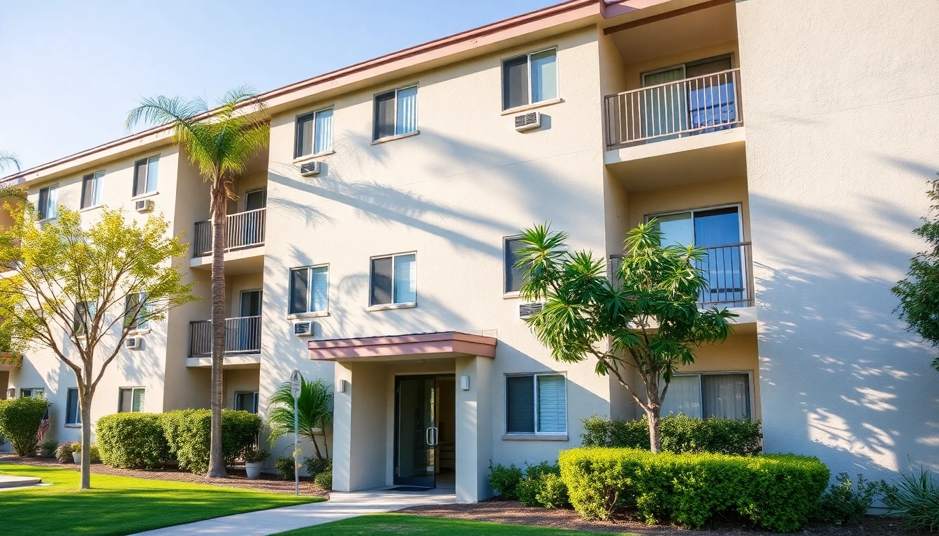 A Southern California multifamily apartment community exterior