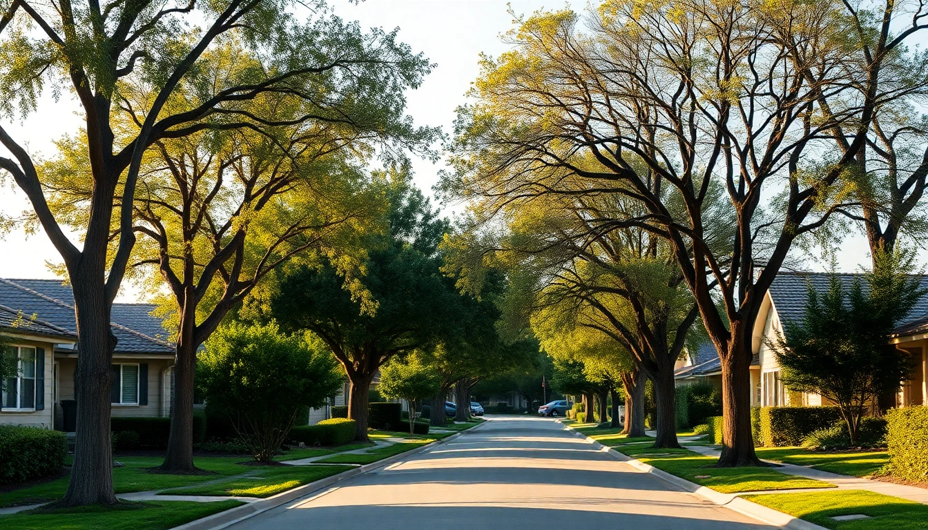 A residential Orange County neighborhood served by Tradesman Electric